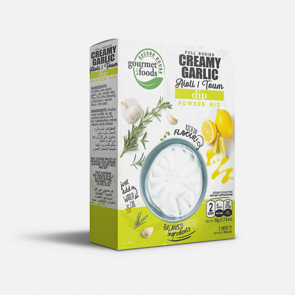 Creamy Garlic Aioli Toum Dip Powder Mix