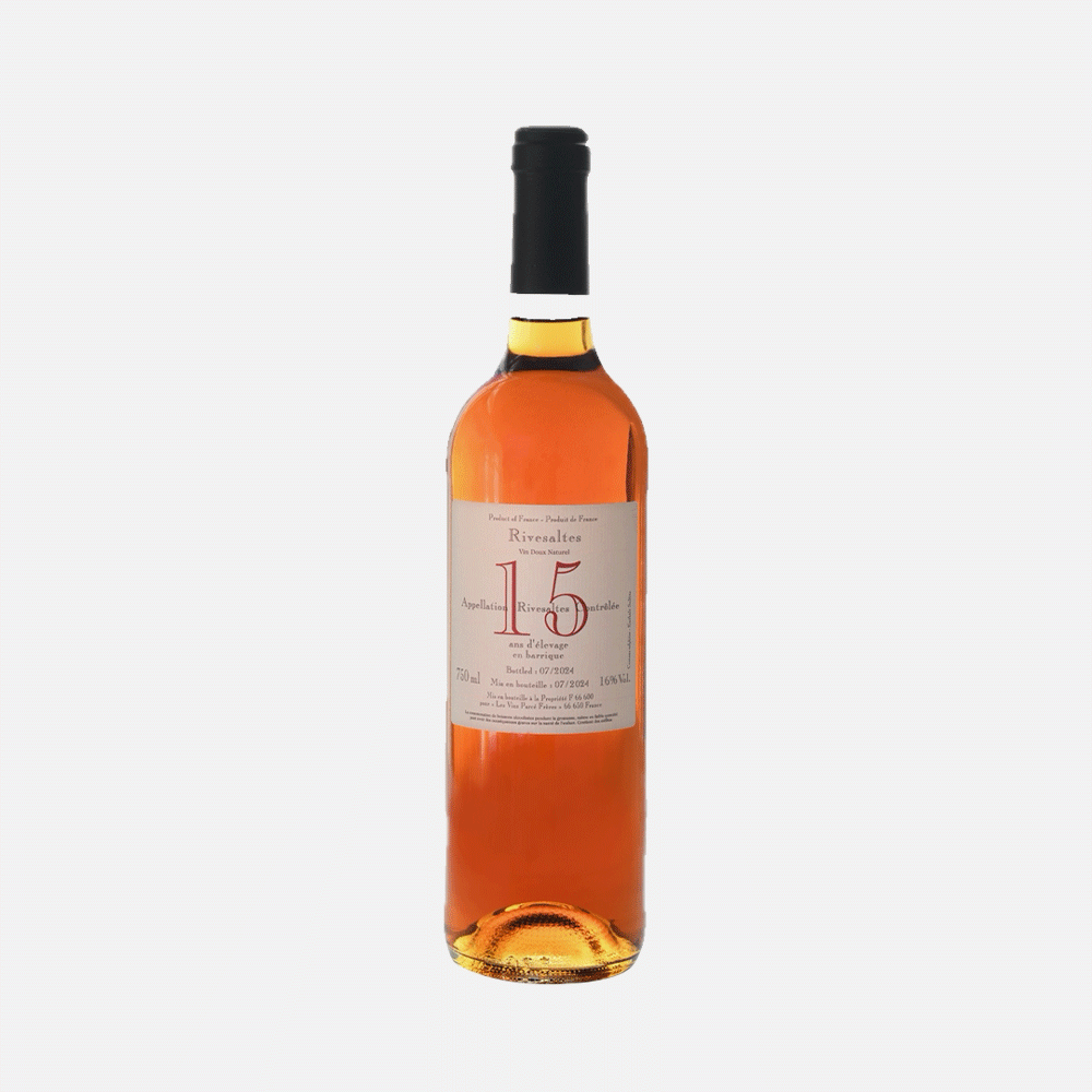 Les Vins Parcé Frères – Rivesaltes 15 Ans d'Élevage