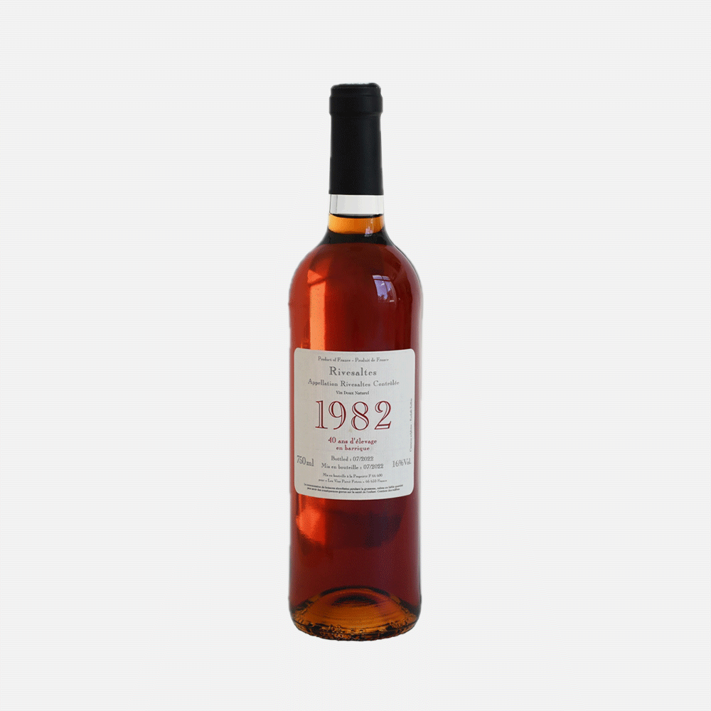 Les Vins Parcé Frères – Rivesaltes 1982 – 40 Ans d'Élevage